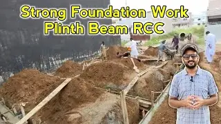 Plinth Beam RCC Casting | 8 Marla House Project in Islamabad