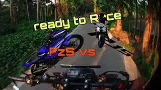 Yahama FzS vs R15 Drag race || rider Santanu 
