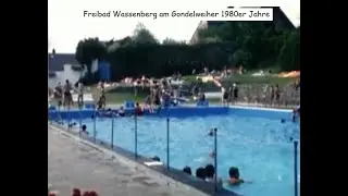 Altes Freibad Wassenberg Unterstadt am Gondelweiher 1980er Jahre