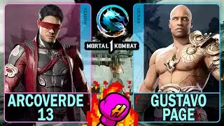 MK1 Arcoverde13 (KENSHI) VS Gustavo Page (GERAS)🥊Mortal Kombat 1🥊4K 60ᶠᵖˢ