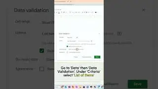 Add emoji drop-down lists to Google Sheets #shorts #googlesheets #googlesheetstutorial #emoji