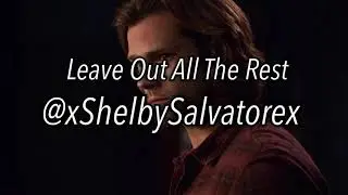 Leave Out All The Rest | Edit Audio