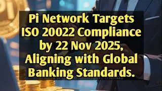 Pi Network Targets ISO 20022 Compliance by 22 Nov 2025, Aligning with Global Banking Standards.