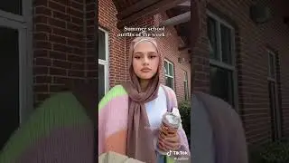 Summer school ootw 💙 ملابس #hijabi #hijabiz #hijabista #hijabers #hijabfashion