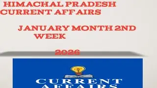 Himachal Pradesh current affairs Jan 2nd week 2026@Civil Engg with Er.NT