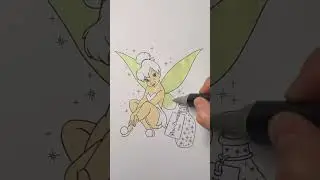 🌺Fairy Tinker Bell coloring page 🌈#piterpan#disney#fairytales#taylorswift