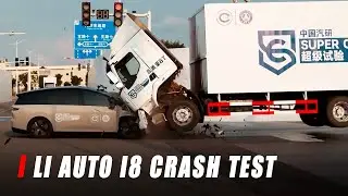 Li Auto i8's Head-On Collision With A Heavy Truck