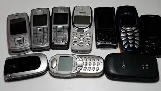 10 Ретро телефонов с Германии в одной посылке, Nokia 6288, 6230i, 3330, siemens s45i