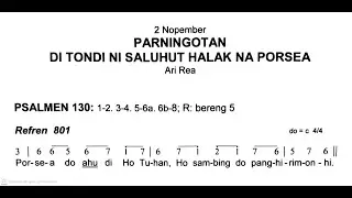 [Batak Toba] Minggu, 2 November 2025 - PARNINGOTAN DI TONDI NI SALUHUT HALAK NA PORSEA