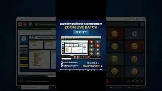 Excel for Business management Zoom Class
