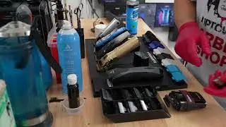 ASMR BARBER STATION SETUP BABYLISS TESTING DAY #barber #asmr #clipper