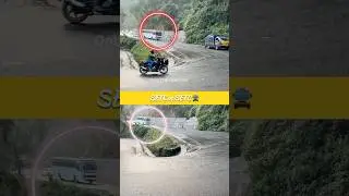 SETC vs SETC | Rainy Ghat Road U-Turn Showdown | Sharp Curve Hill Road Driving 🚍
