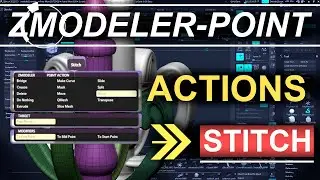 ZBrush - ZModeler Point(Actions) - 