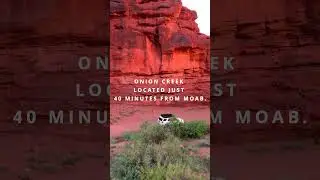 Explore Onion Creek Trail in Moab, Utah! This scenic off-roading trail spans about 6.5 miles. #utah
