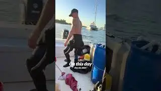 The bait bucket joke very funny. Commercial scuba diving reality show: Two and a half men in a Boat