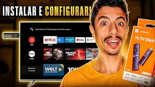 Como INSTALAR, CONFIGURAR E USAR O MI TV STICK em sua TV!