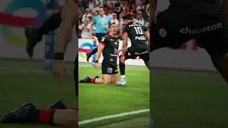 Thomas Ramos & Romain Ntamack ❤🖤🤯🤩 #stadetoulousain #rugby #shorts