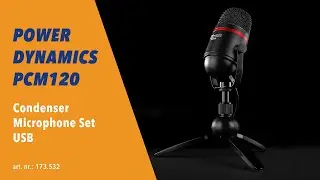 Power Dynamics PCM100 Condenser Microphone Set USB - 173.530