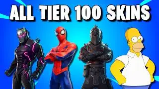 All Tier 100 Battle Pass Skins in Fortnite (Chapter 1 - Chapter 7)