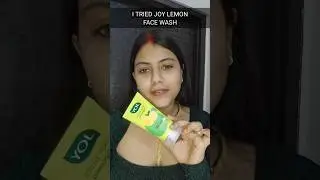 Testing Joy Face Wash | #joy #facewash #skincare #testing