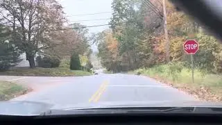 Outonos nas ruas de Naugatuck CT Estados Unidos 