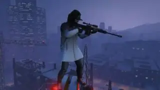 GTA V test sniper video