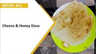 Cheese & Honey Dosa | Recipe #11 Lintha's Kitchen