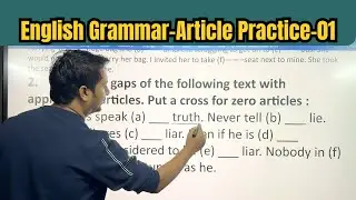 Article Practice-01.English Grammar.
