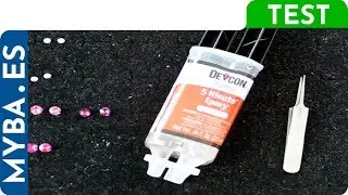 Cómo usar pegamento epoxy de dos componentes. Pegar cristal en fornituras de pendientes bisutería.