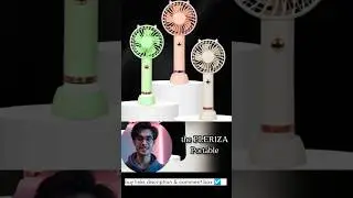 Mini Fan, Portable Fan, Power Cut Solution, Summer Gadget,
