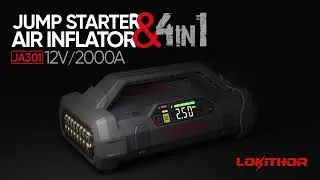 Lokithor 4 in 1 JA301 | Jump Starter & Inflator | Outdoor Warehouse