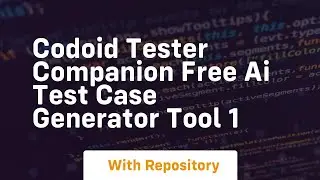 Codoid tester companion free ai test case generator tool 1