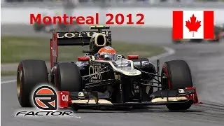 rfactor | F1 2012 by Pako | Romain Grosjean - Lotus E20 | Montreal - Onboard Lap