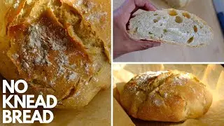 NO KNEADING ARTISAN BREAD | EASY HOMEMADE BREAD ON A BUDGET  | EASY HOME RECIPE | ILHAN. A