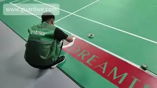Supply BWF Level Badminton Court Mat.#sportsflooring #badminton #badmintoncourt