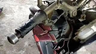 PENYEBAB motor NYETRUM di handel rem depan#cara mengatasi motor nyetrum# Supra x 125 nyetrum #motor