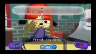 PaRappa the Rapper 2 - Stage 1 - Beard Burgers Master Beard