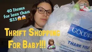 GOODWILL BABY CLOTHING HAUL! ALL THIS FOR $14