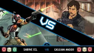 ¿¿Volvemos al set 1?? Cassian Andor (Agresividad) VS SABINE ECL💎💎STAR WARS UNLIMITED