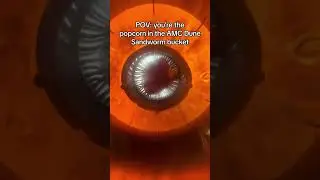 Dune Popcorn Bucket POV #newsupdate #shorts #dune #sandworm #bucket #amc #film