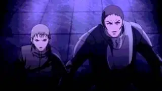 Claymore: Galk and Sid confront Voracious Eater