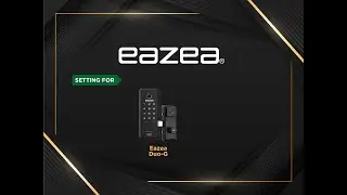 Eazea Smart Lock | Eazea Duo-g Digital Gate Lock Front and Back Fingerprint Registration Method