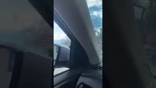Driving the tiny mountain roads of corfu Greece