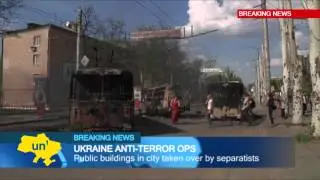Battle for Kramatorsk: Ukrainian soldiers fight Kremlin-backed insurgents in eastern Ukraine