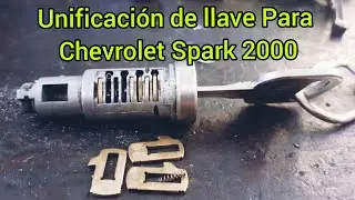 UNIFICACIÓN DE LLAVE PARA CHEVROLET SPARK AÑO 2000  #LLAVE #CERRAJERÍA #CERRAJERO