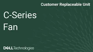 Dell Networking C-Series: Replace hotswappable fan module
