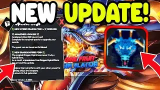 One Fruit Simulator NEW HYBRID DRAGON FORM UPDATE! (CODES, AWAKENED UDON SHOWCASE + MORE!) Roblox