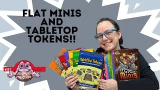 Flat minis and tokens from Geek Tank Games