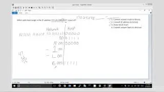 IPv4 Subnetting - Finding the valid host range of a subnetwork