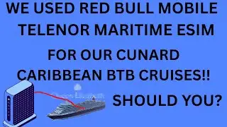 CUNARD CARIBBEAN ESIM? СЭКОНОМЬТЕ $$$?